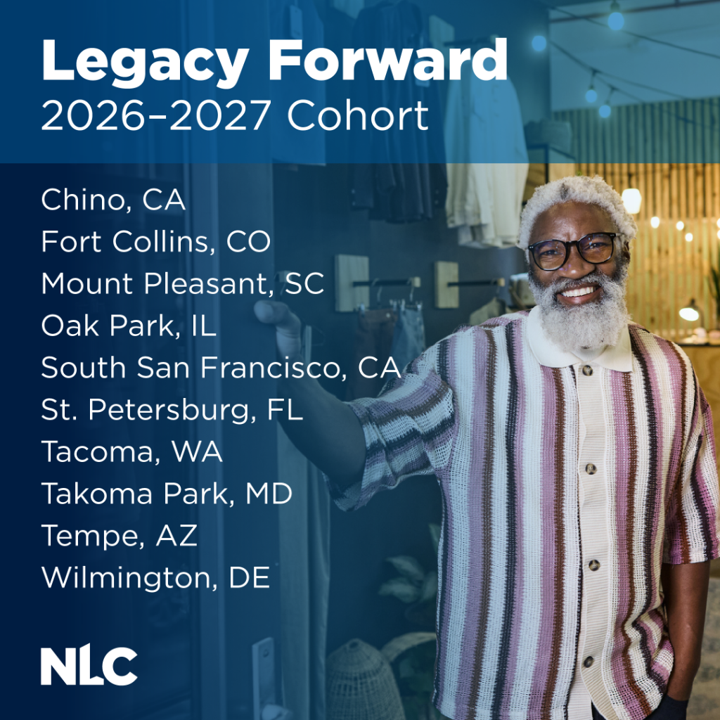 National League of Cities Launches &lsquo;Legacy Forward&rsquo; Initiative to Support Second-Stage Businesses in 10 Cities, With Support from the NASDAQ Foundation