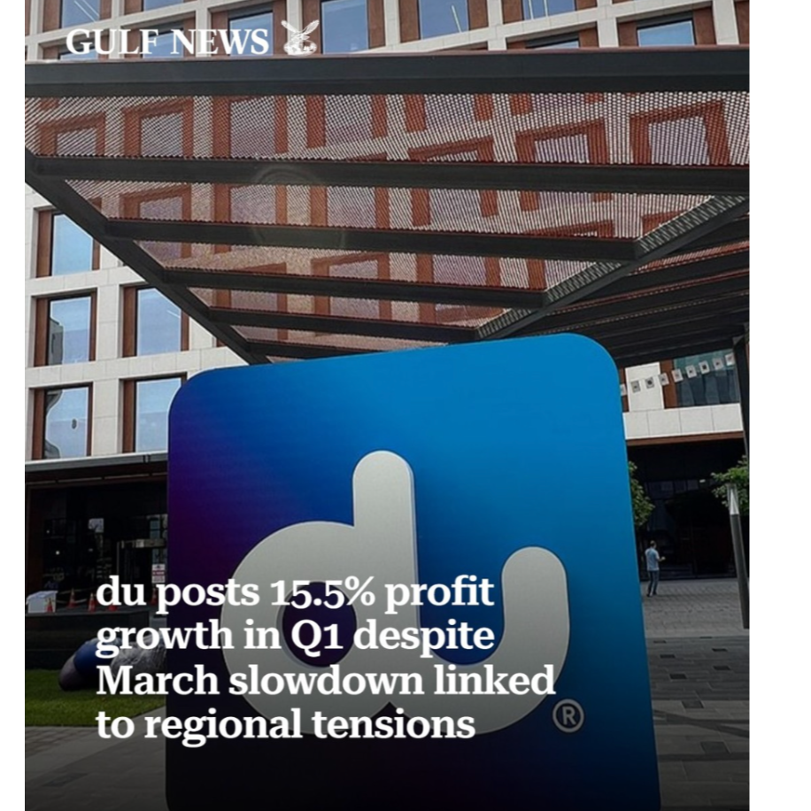 du posts 15.5% profit growth in Q1 despite March shadow linkee