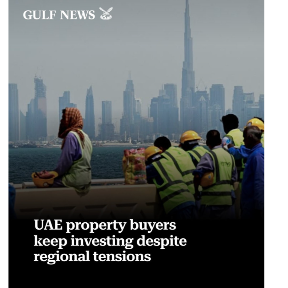 UAE property buyers keep investing despite regional tensions