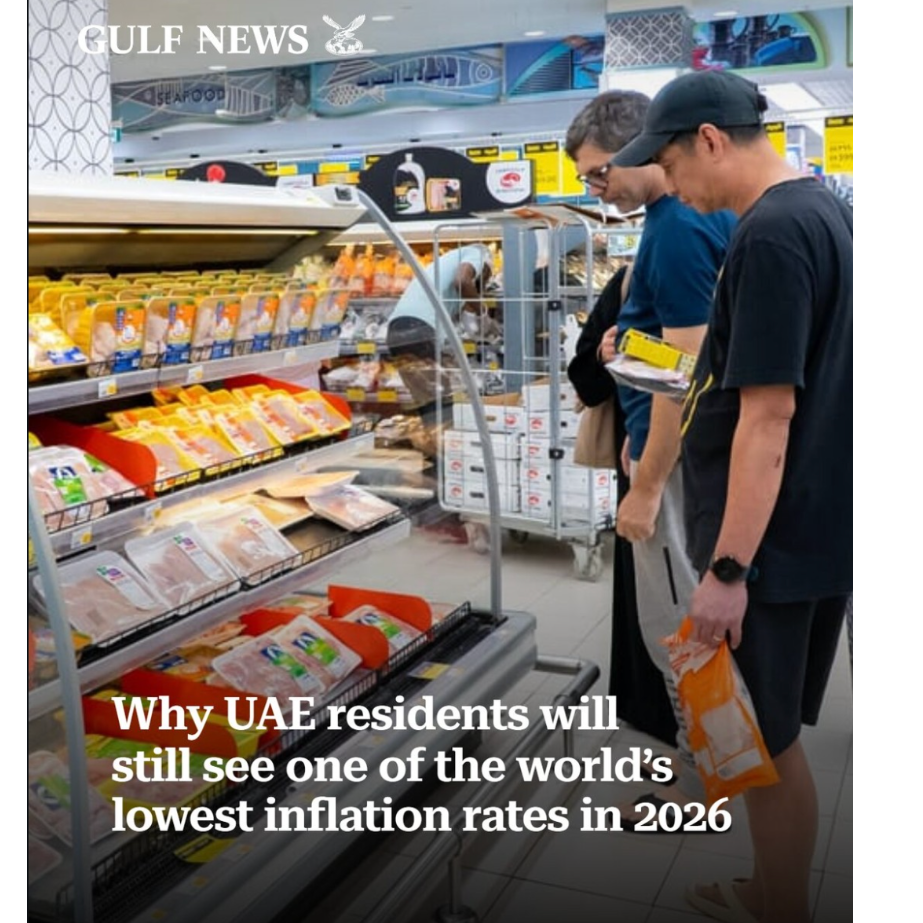 Why UAE residents will still see one of the world's lowest inflation rates in 2026