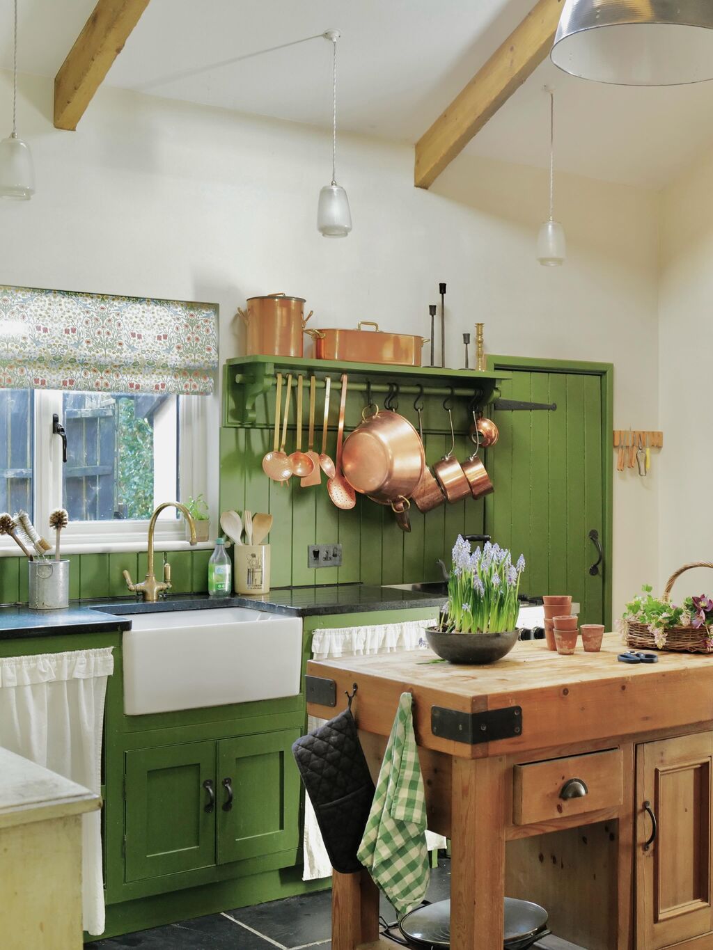 A Beautiful English Farmhouse Full of Books & Vintage Finds