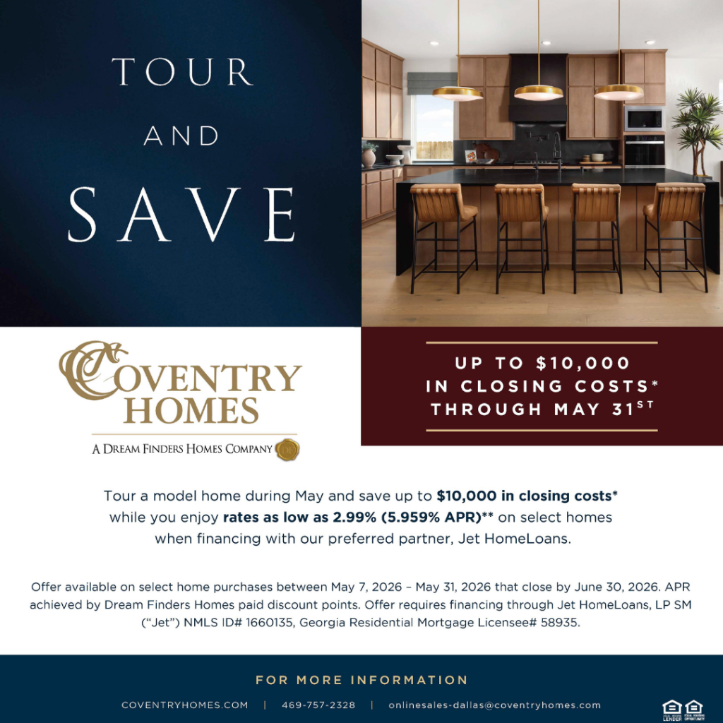 Coventry Homes: Tour and Save Sales Event