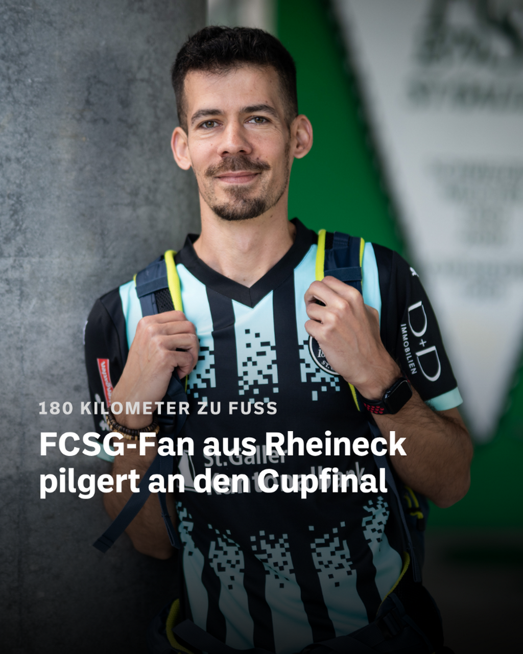 FCSG-Fan aus Rheineck pilgert an den Cupfinal