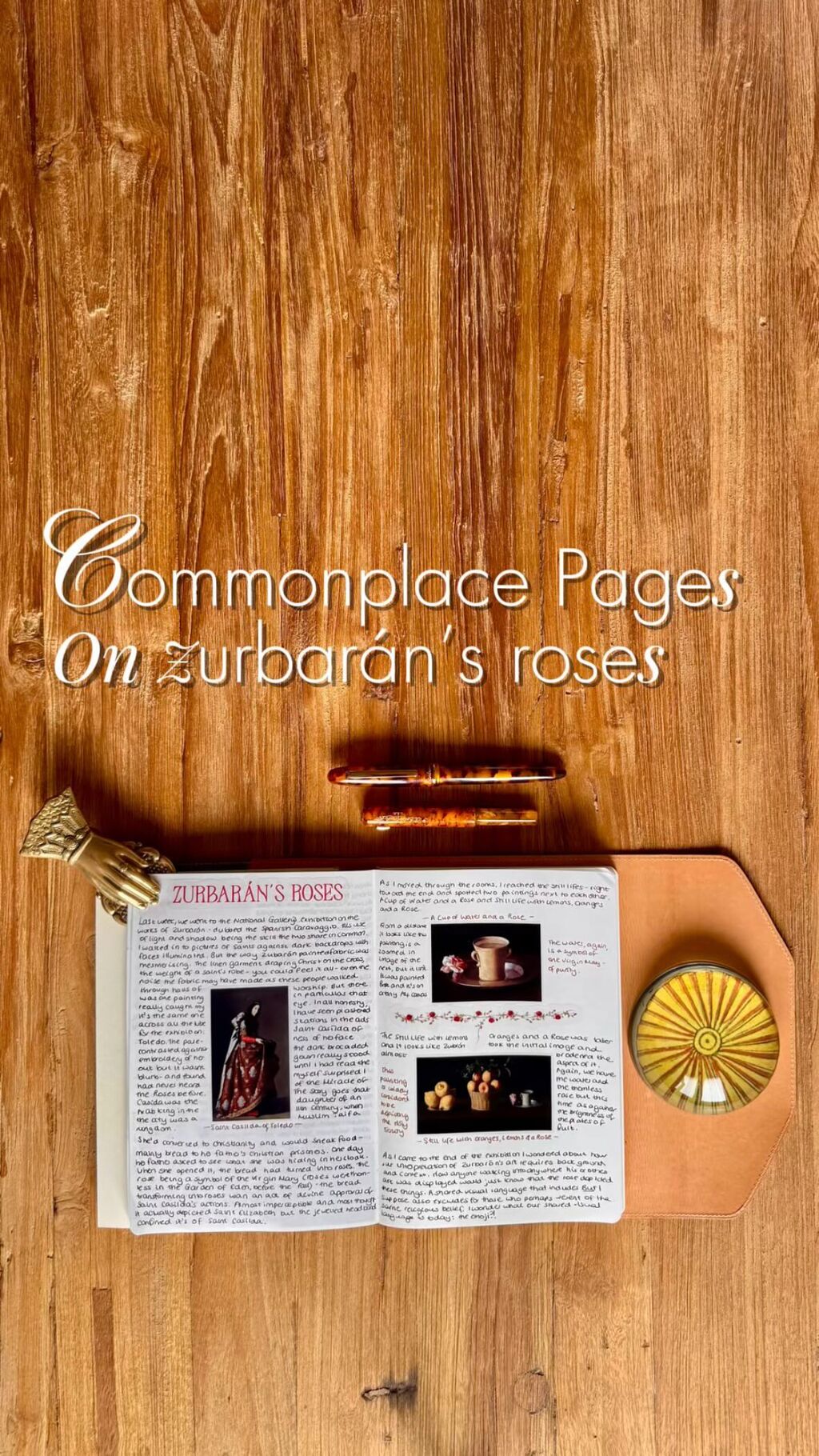 Commonplace Page: Zurbar&aacute;n Rose