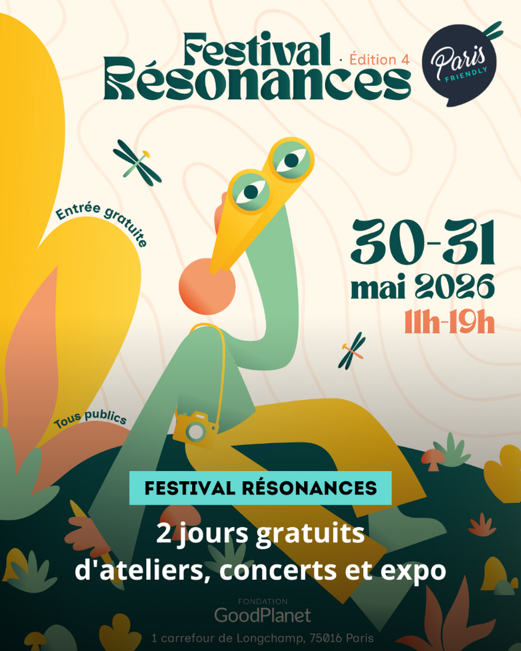2 jours gratuits d'ateliers, concerts et expo