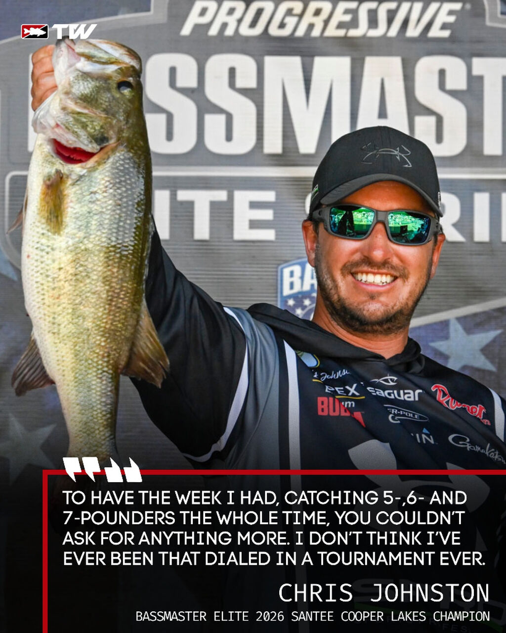 Chris Johnston's Winning Pattern - Bassmaster Elite at Santee Cooper