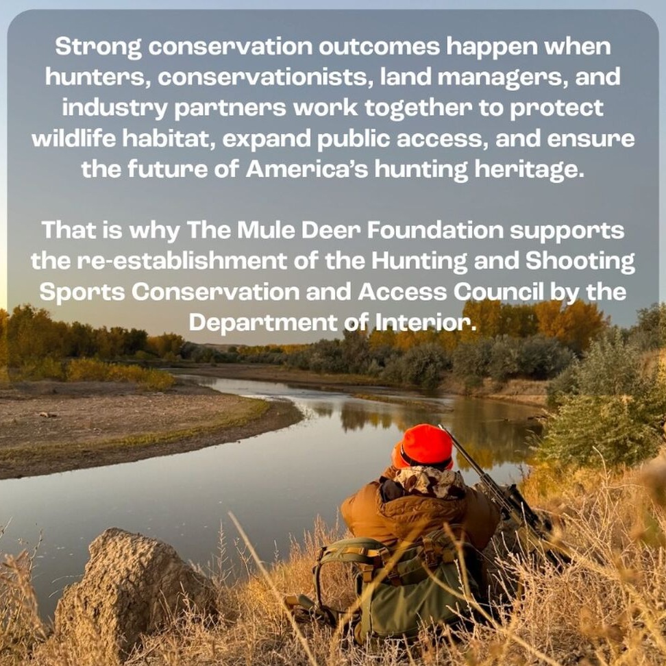 Re-Establishment of the Hunting and Shooting Sports Conservation and Access Council