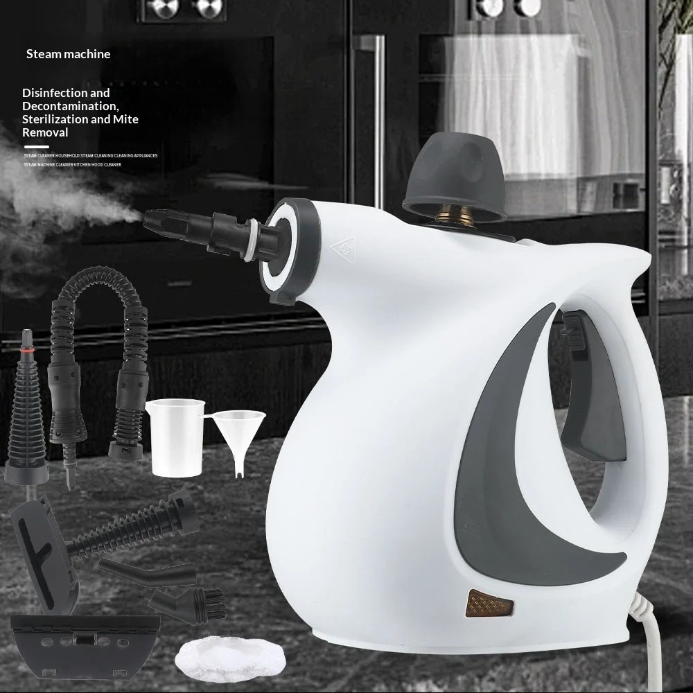 Handheld Steam Cleaner 12 Accessories 135&deg;C Multipurpose