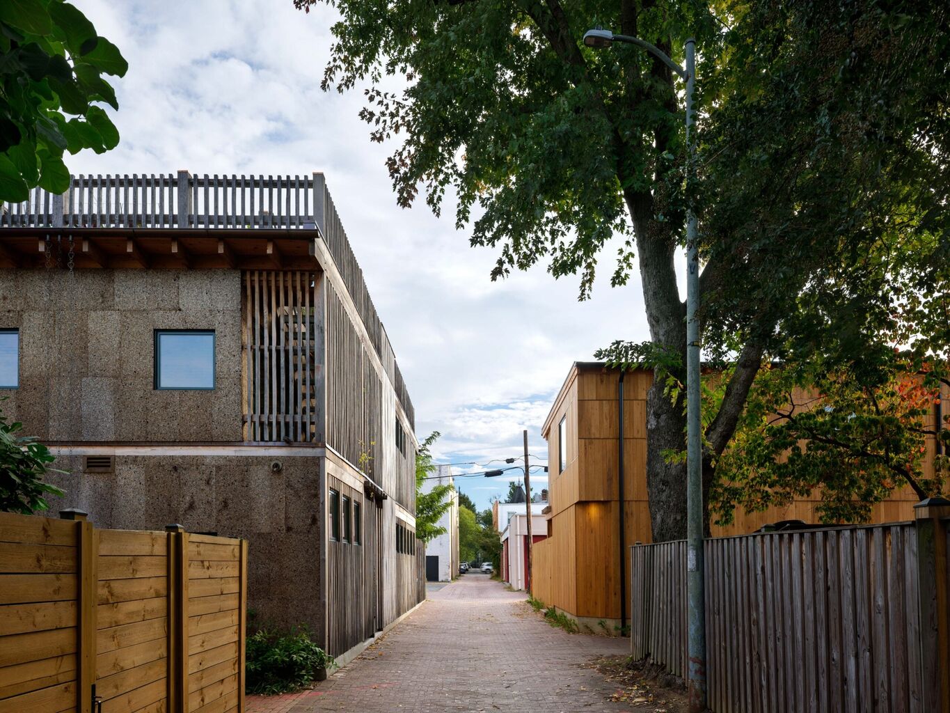 BLDUS Unveils a Cork-Wrapped Home in a Washington D.C. Alley - Metropolis
