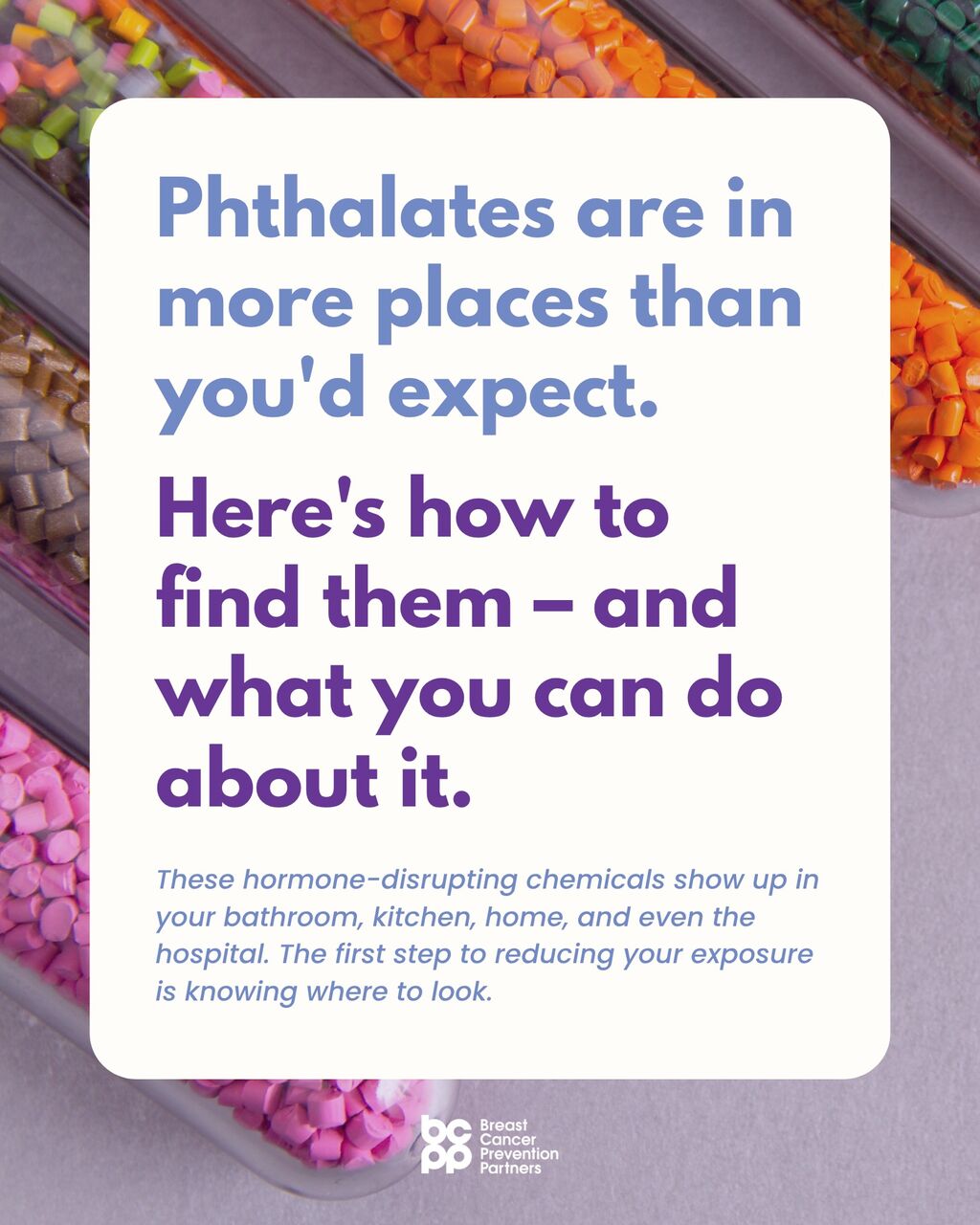 Get phthalates out of our food packaging