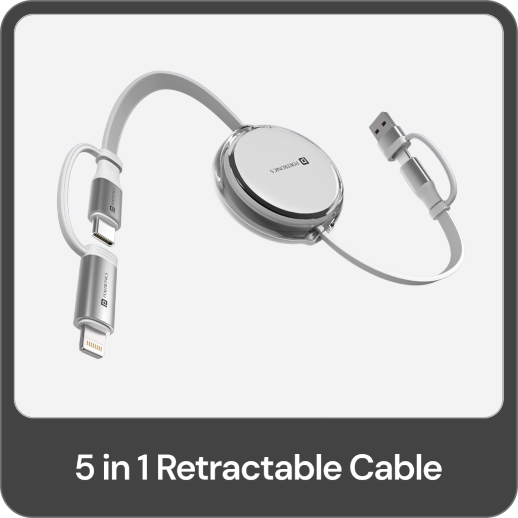 5 in1 Retractable Cable 