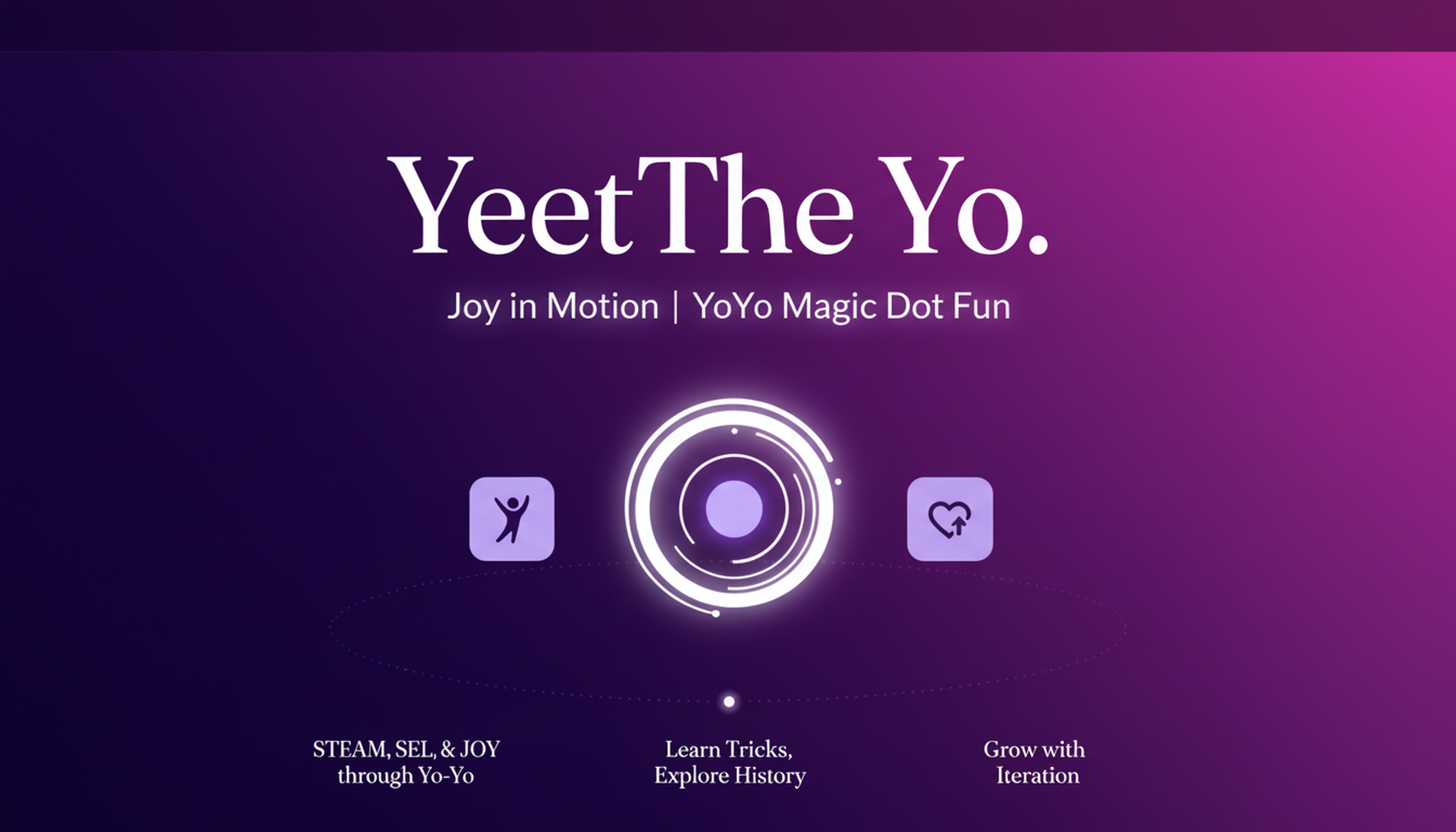 YeetTheYo &mdash; Joy in Motion | YoYo Magic Dot Fun