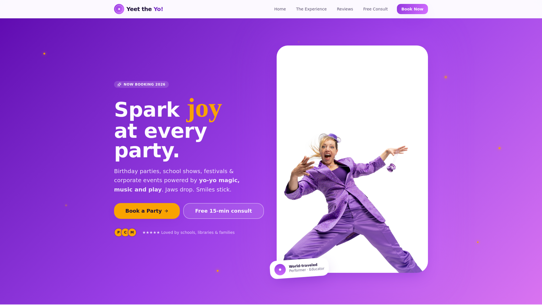 Austin Birthday Entertainer | Interactive Kids Shows &mdash; Yeet the Yo!