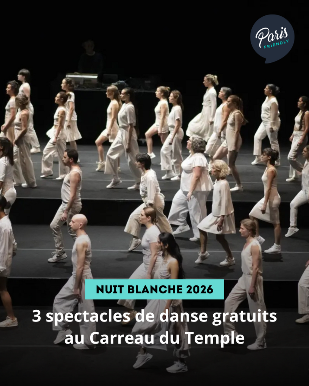 3 spectacles de danse gratuits au Carreau du Temple