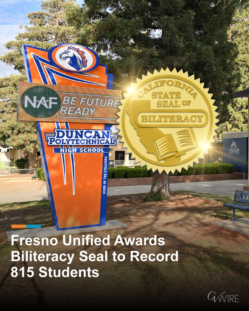 Fresno Unified Awards Biliteracy Seal to Record 815 Students