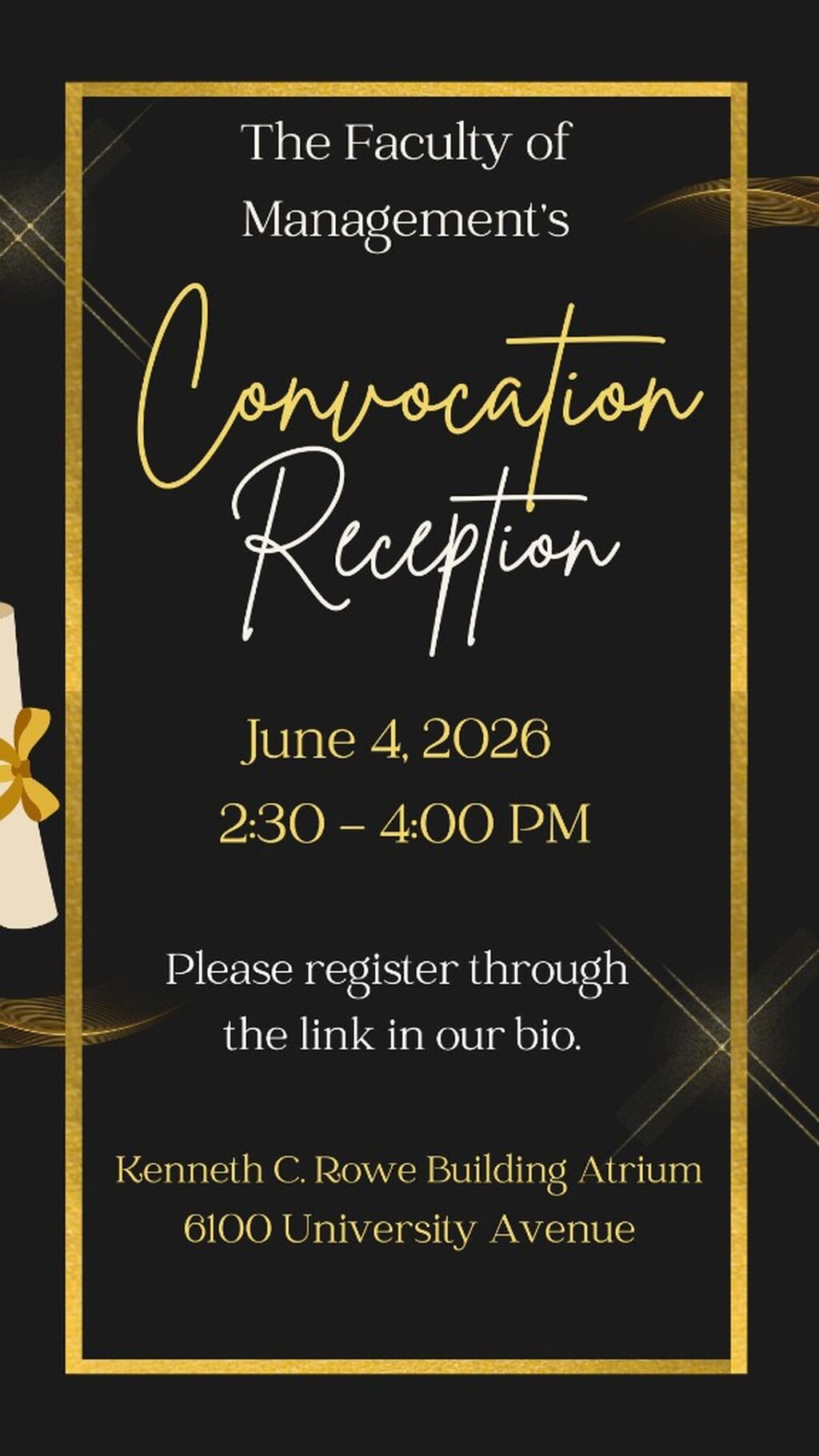 Convocation Reception 2026