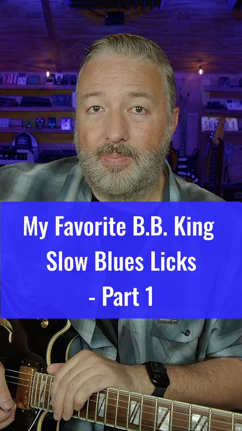 My Favorite B.B. King Slow Blues Licks (Part 1)