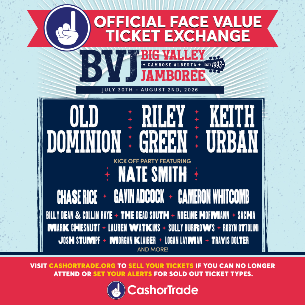Big Valley Jamboree Face Value Ticket Exchange