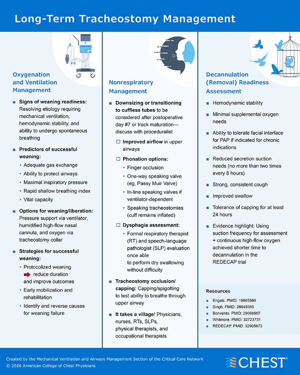 Long-Term Tracheostomy Management Infographic