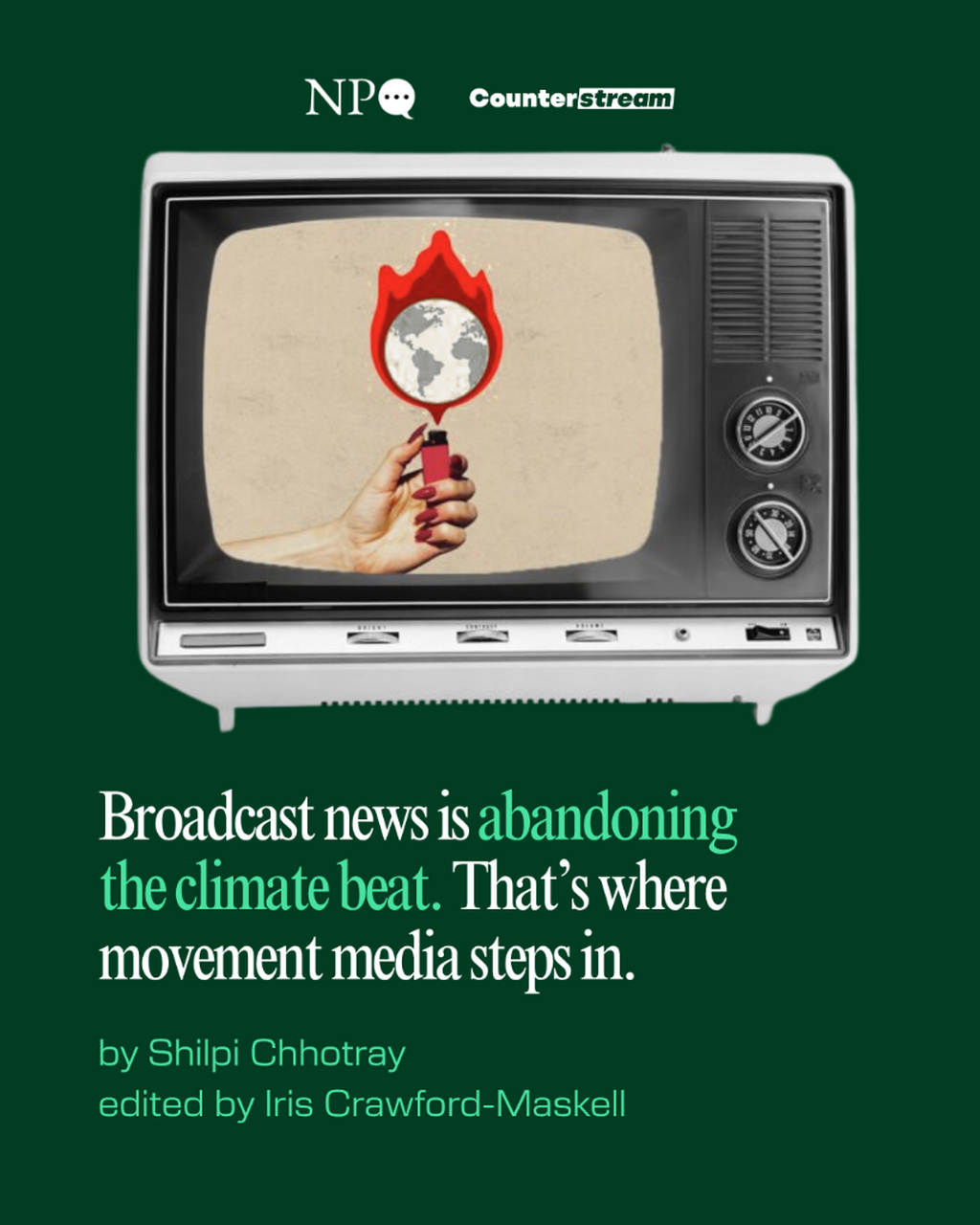 When Broadcast News Abandons the Climate Beat, Movement Media Steps In | Nonprofit Quarterly | Civic News. Empowering Nonprofits. Advancing Justice.