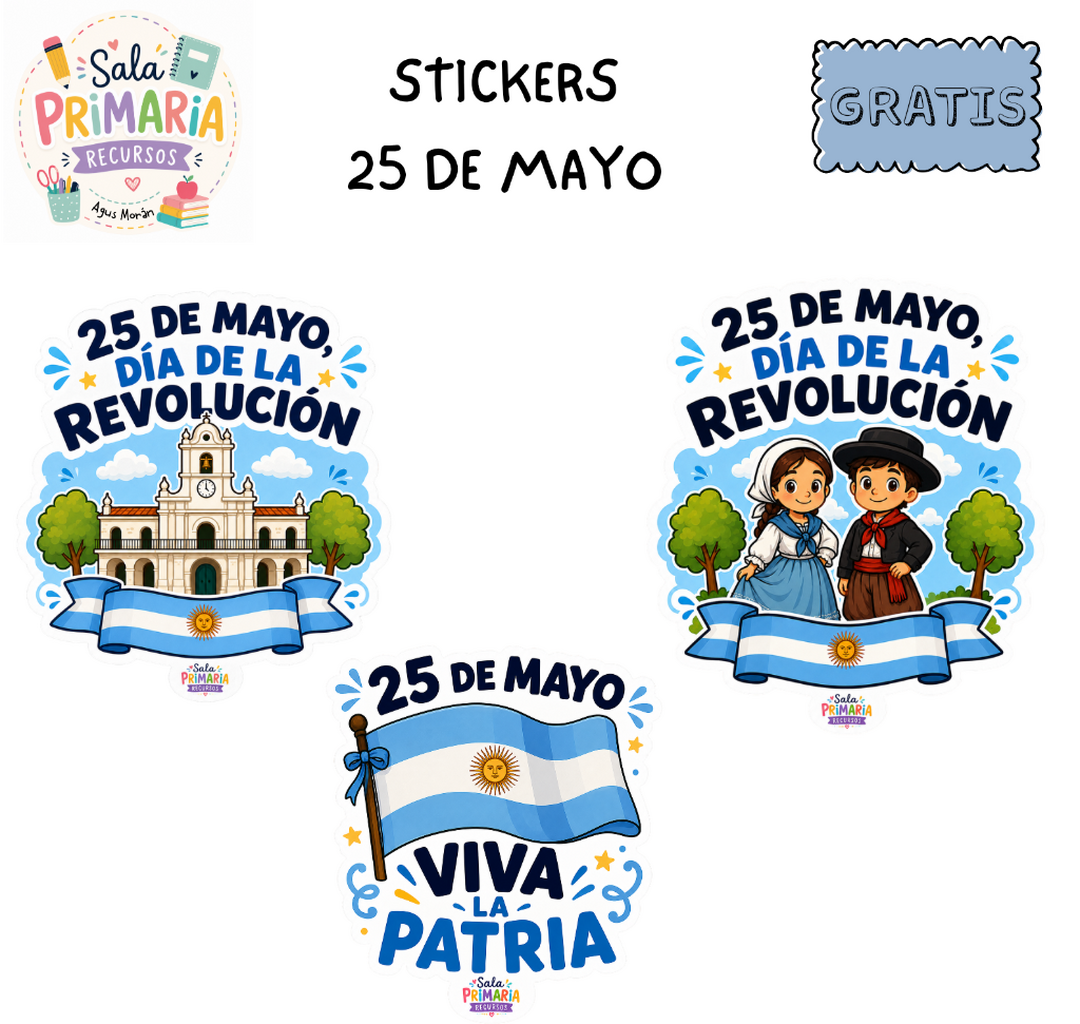 Stickers 25 de mayo