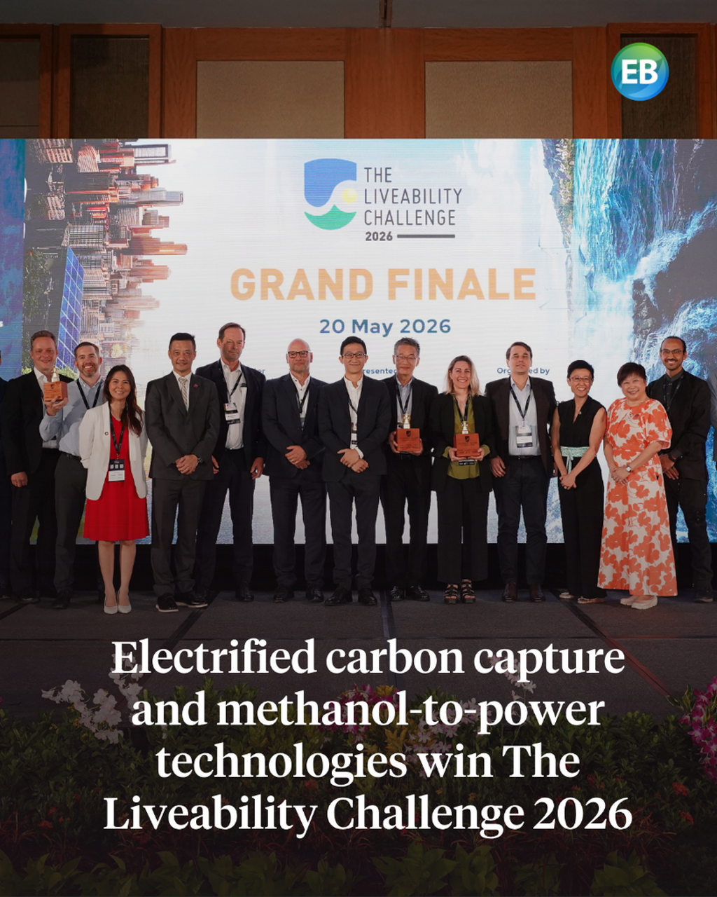 Electrified carbon capture and methanol-to-power technologies win The Liveability Challenge 2026