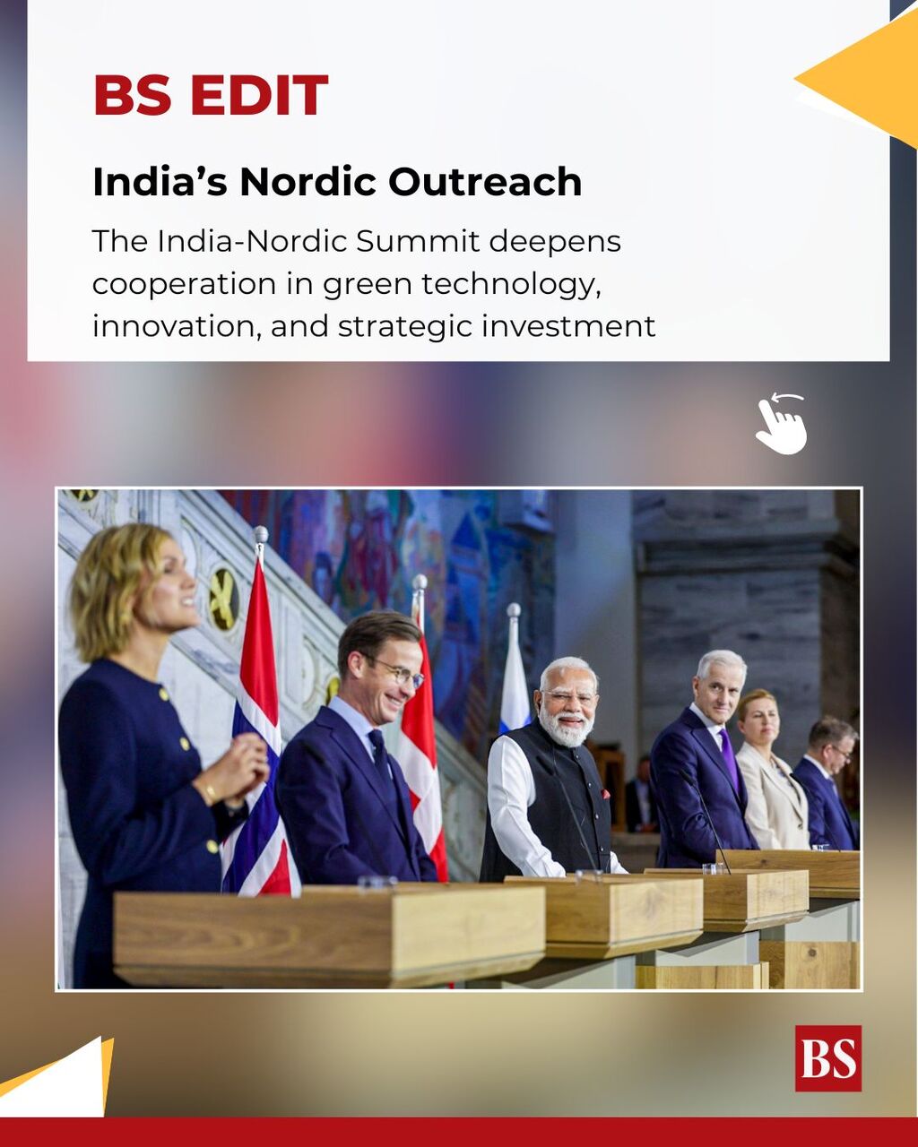 Nordic outreach: India will benefit from technology and capital flows
