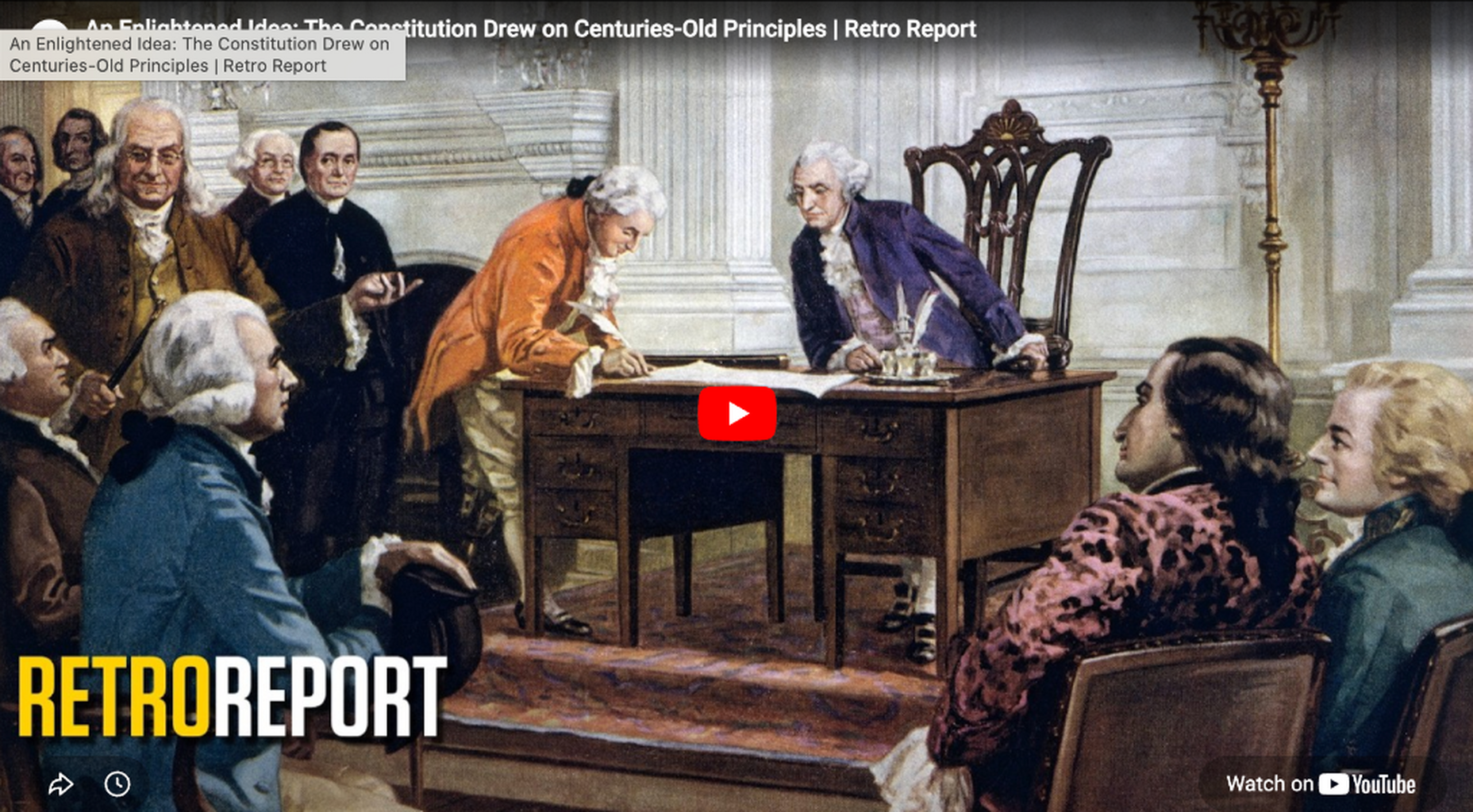 An Enlightened Idea: The Constitution Drew on Centuries-Old Principles