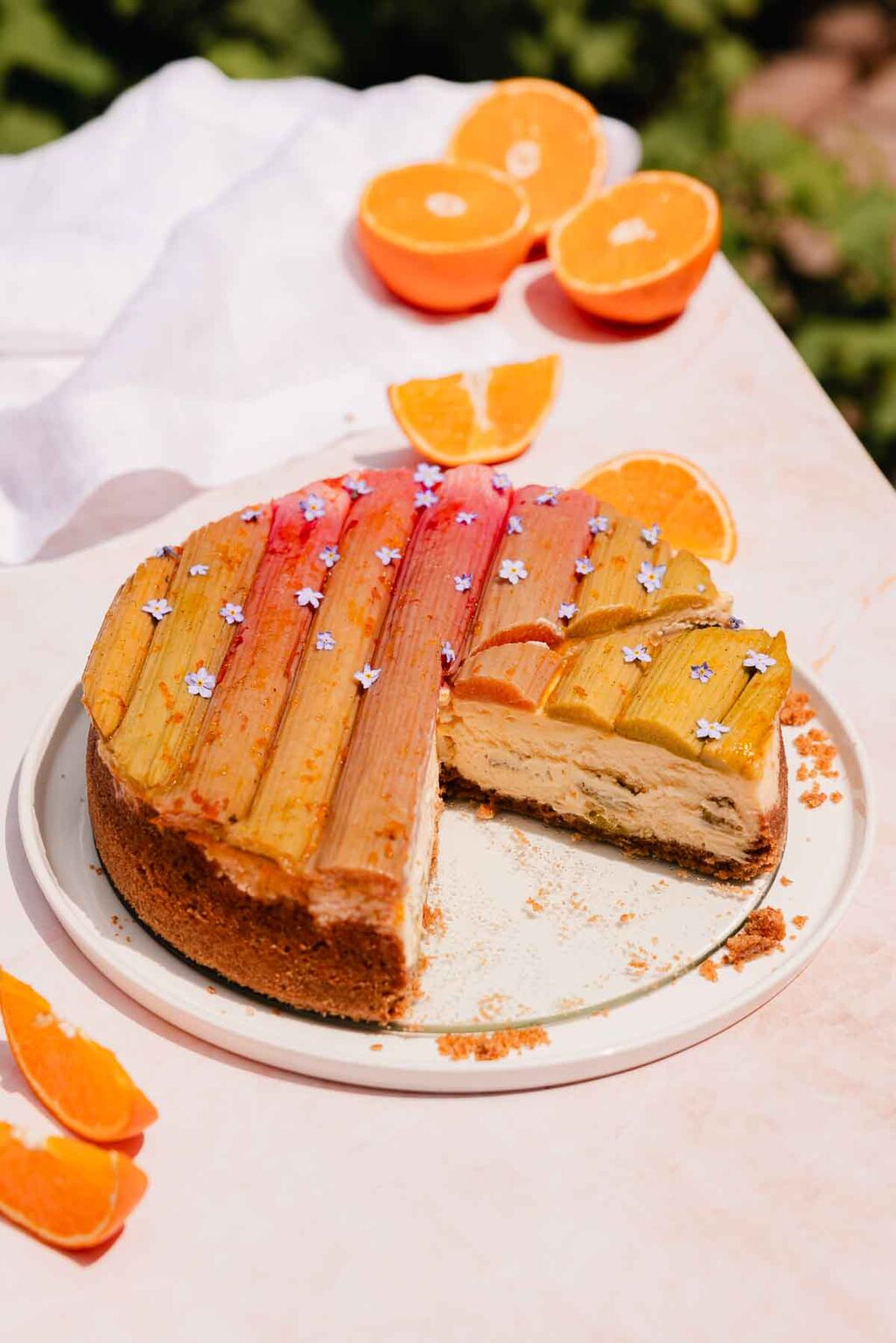 Rhubarb Cheesecake