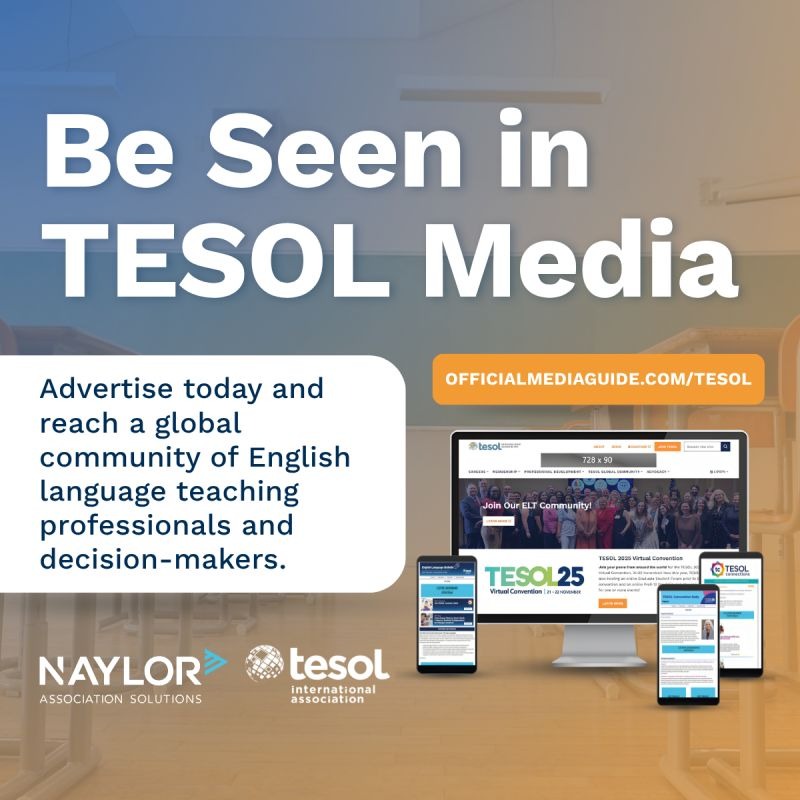 Explore tesol advertising opportunities through naylor