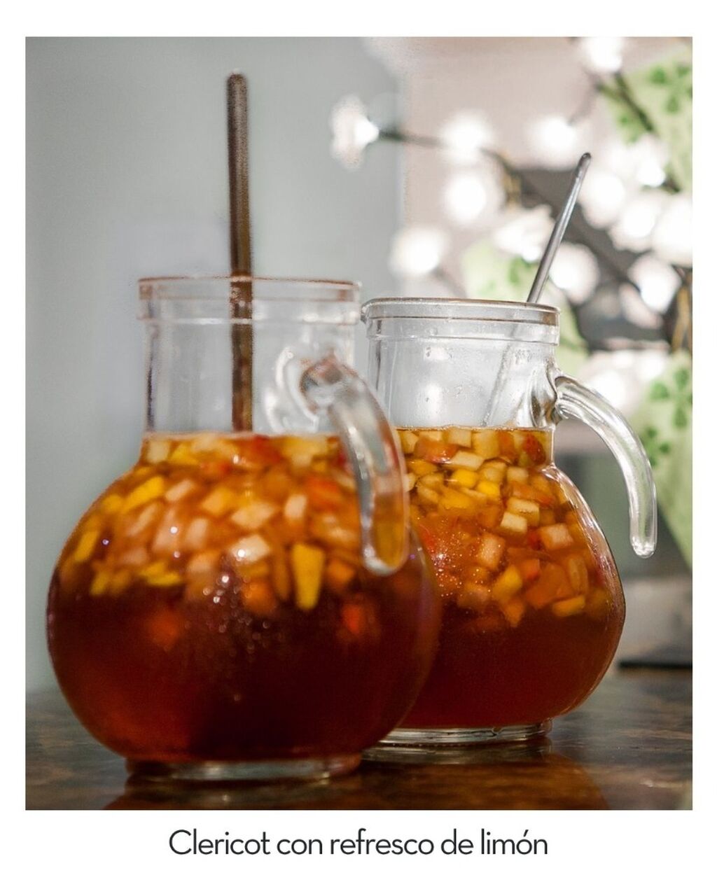 Clericot con refresco de lim&oacute;n