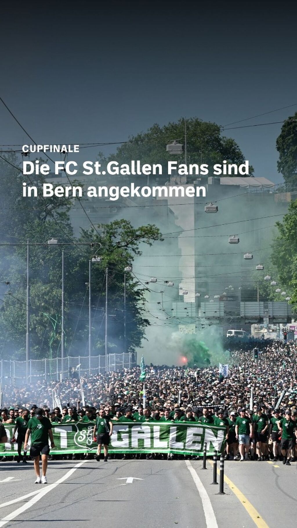 FCSG im Cupfinal: Der Live-Ticker aus St.Gallen und Bern