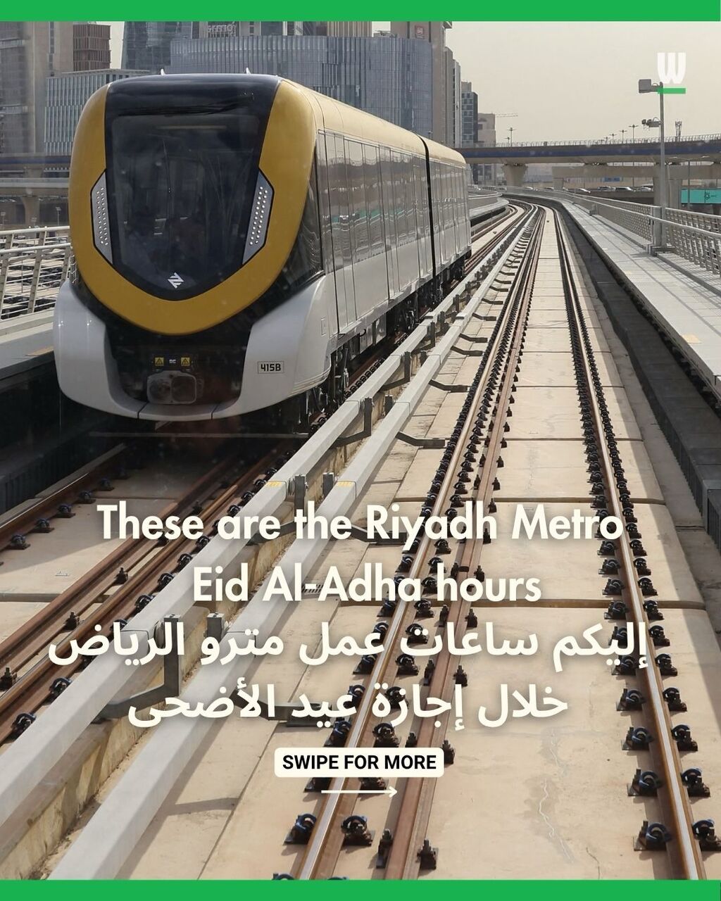 These are the Riyadh Metro Eid Al-Adha 2026 hours