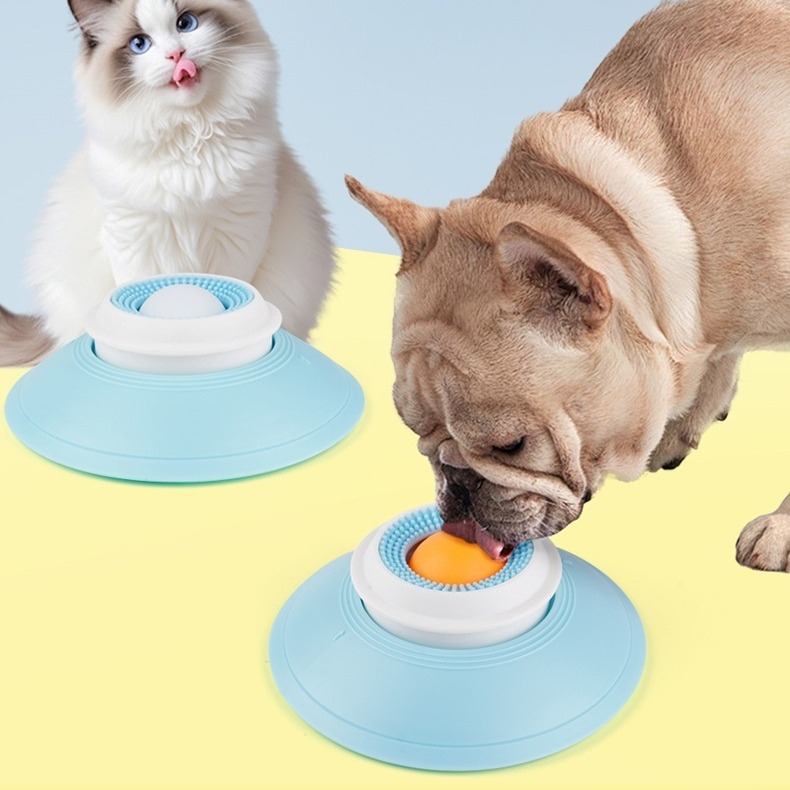 Dog Slow Feeder Lick Bowl Anti-Tip Treat Dispenser