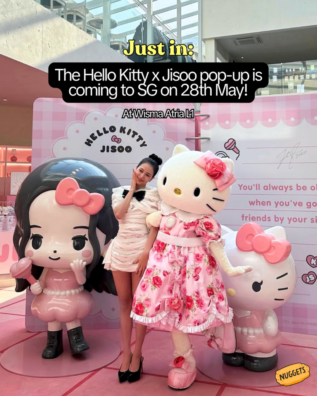 Hello Kitty x Jisoo pop-up