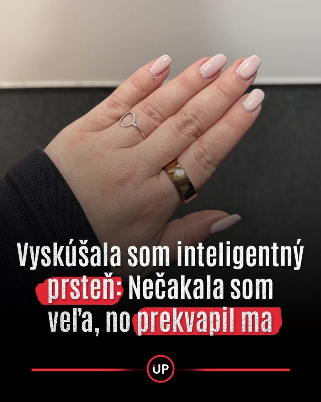 Vysk&uacute;&scaron;ala som prsteň, ktor&yacute; sleduje sp&aacute;nok, stres aj zdravie: Prekvapilo ma, čo v&scaron;etko prezradil o mojom tele