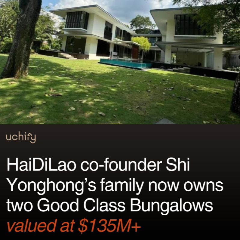 Haidilao Co-Founder&rsquo;s Family Snaps Up Second Cluny Hill GCB At $85M