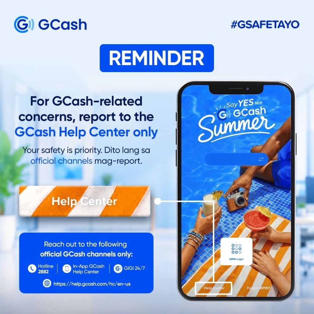 GCash strengthens user support through official help channels and security features