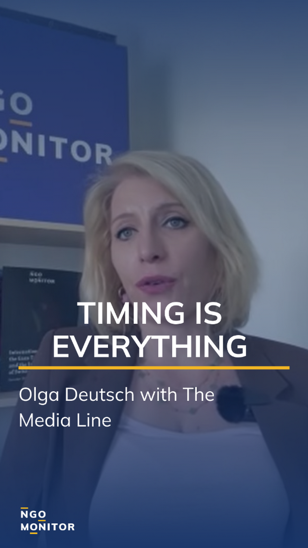  Incoming NGO Monitor President Olga Deutsch: How Anti-Israel Claims Become Mainstream News
