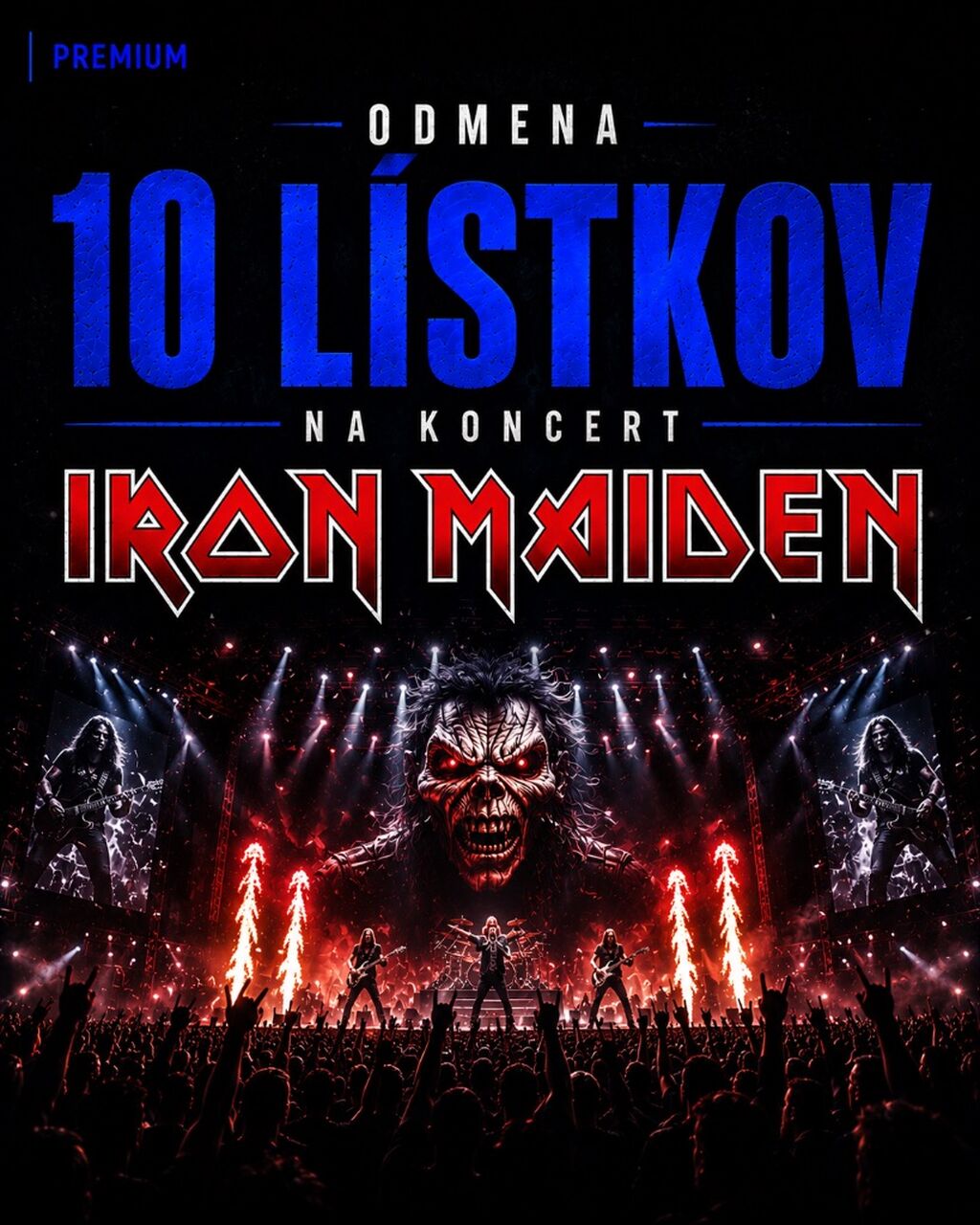 Posielame predplatiteľov na Iron Maiden: T&yacute;chto 5 ľud&iacute; z&iacute;ska l&iacute;stky zadarmo