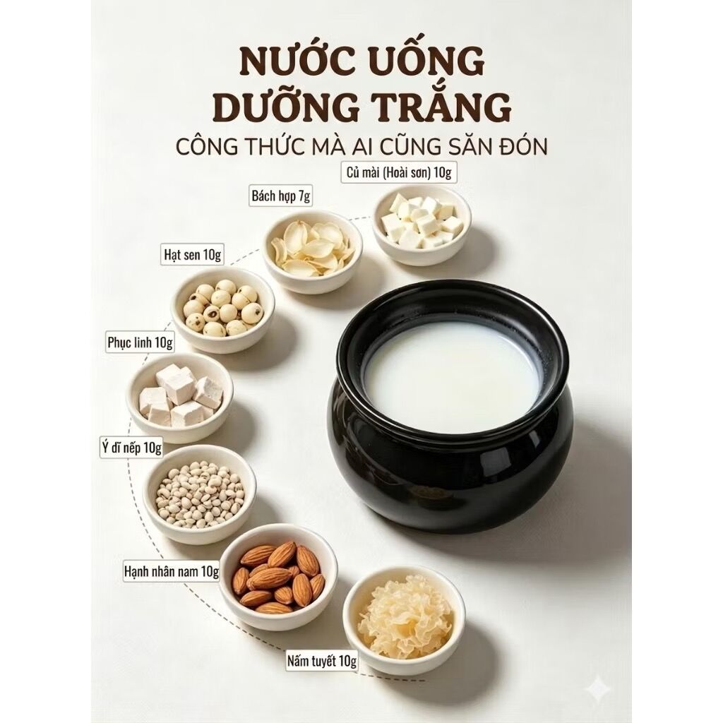 Thất bạch ẩm dưỡng trắng da