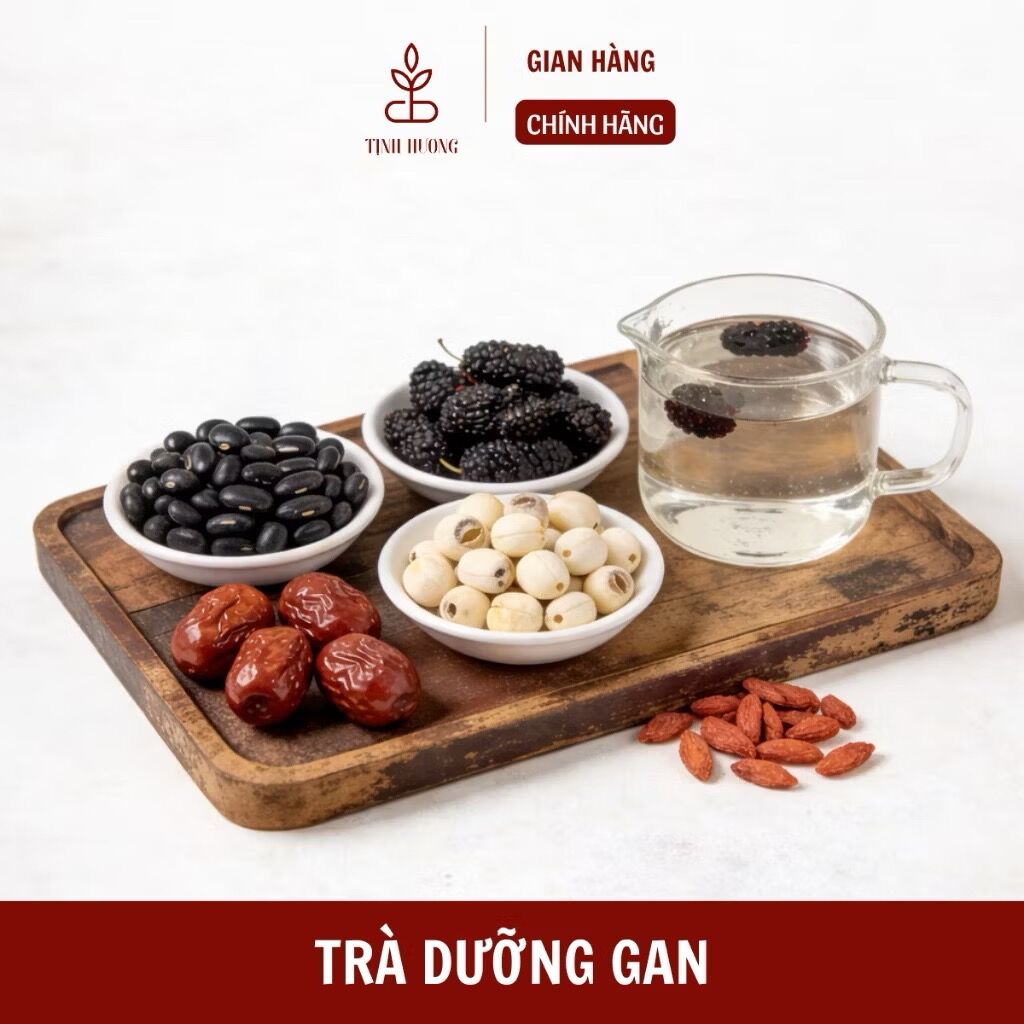 Set tr&agrave; dưỡng gan trị n&aacute;m