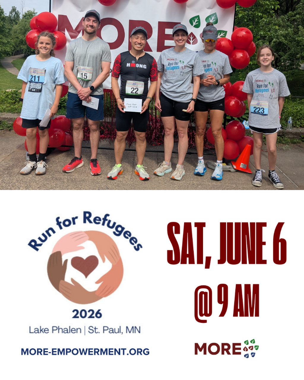 MORE 5k- Run For Refugees