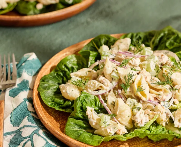 Pasta Salad with Salmon and Dill