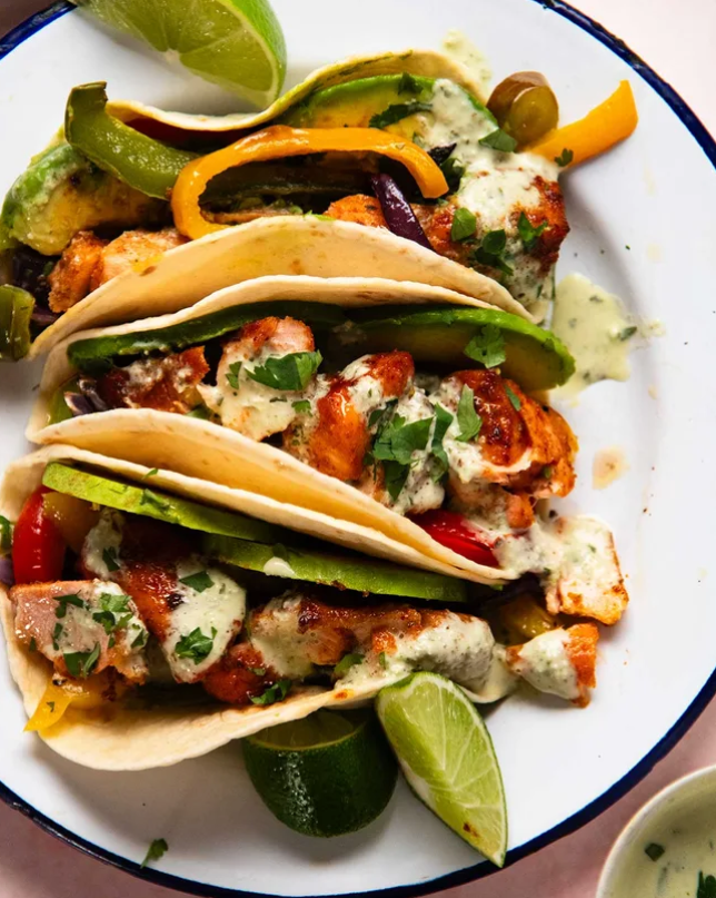 Salmon Fajitas