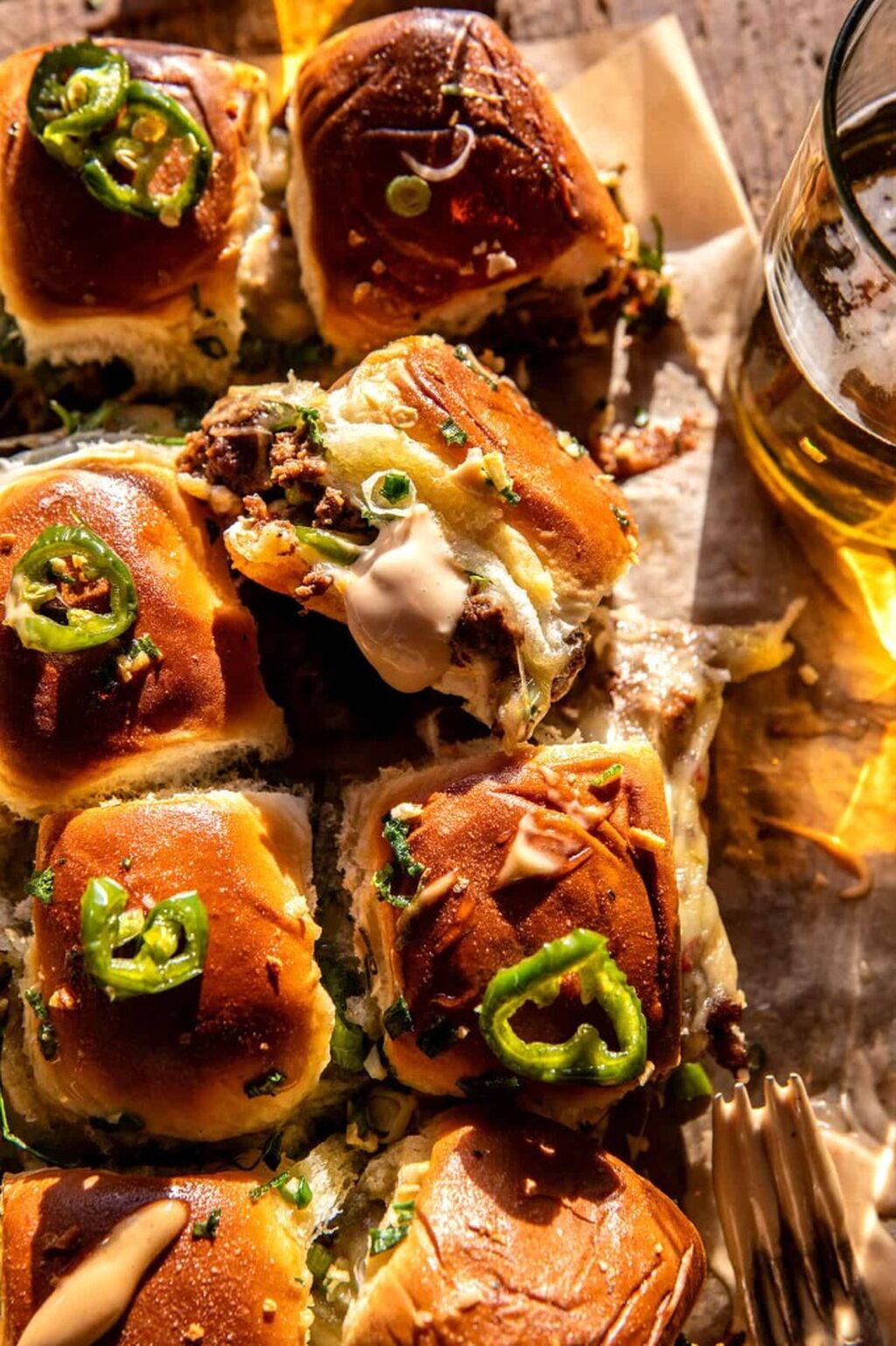 Jalape&ntilde;o Pepper Jack Sliders