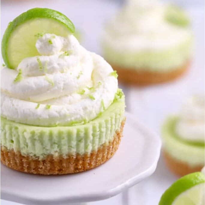 Mini Key Lime Cheesecakes