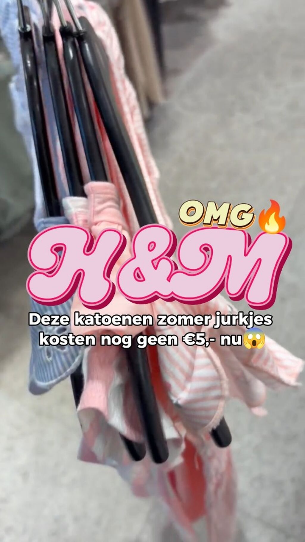Jurkjes voor enkele euro's bij h&m 😍🩷