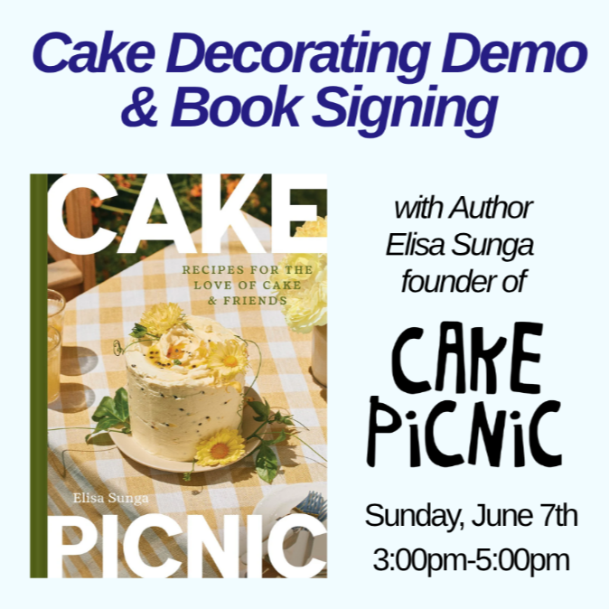 CAKE DECORATING DEMO WITH ELISA SUNGA