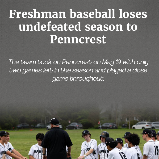 Freshman baseball loses undefeated season to Penncrest